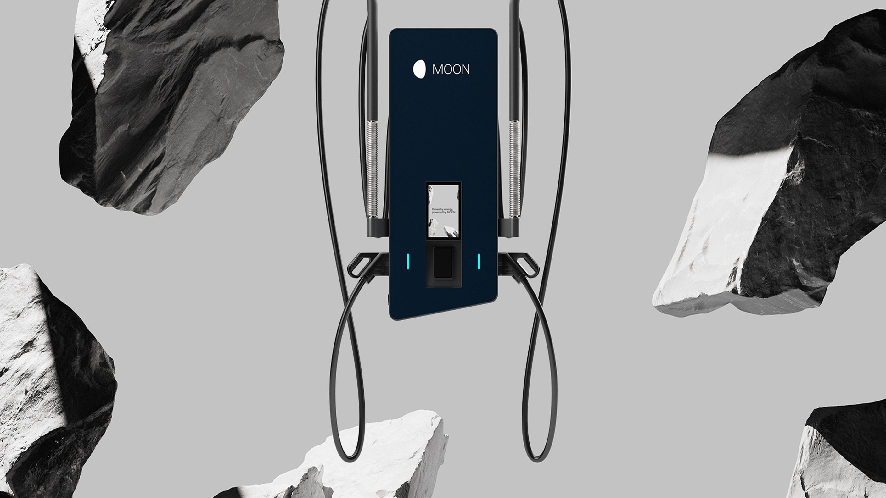 Töltőállomás sziklák között